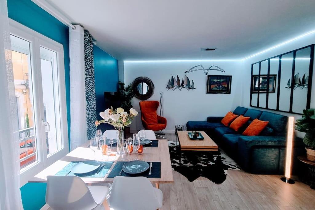 세테 Le Clavel Superbe Deco, Centre Historique, Climatise, Parking A Proximite 아파트 외부 사진